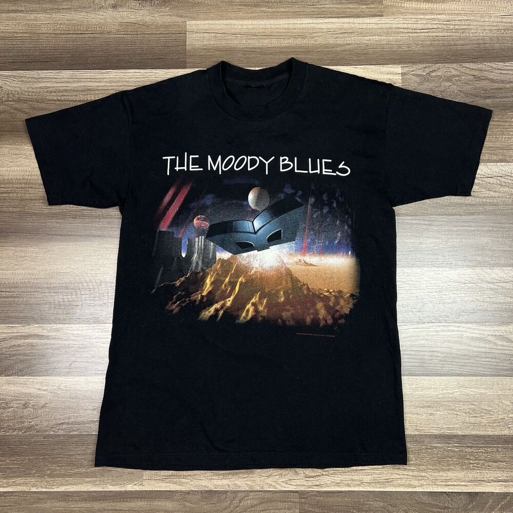 VTG Moody Blues Spring 1996 Tour Concert Tee Brockum Worldwide USA Made Sz Large